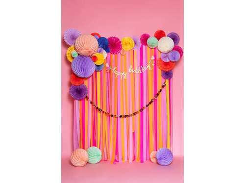 Baner papierowy Happy Birthday 100x18cm GRL118 PartyDeco
